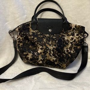 Longchamp Camo Le Pliage Small Nylon Tote